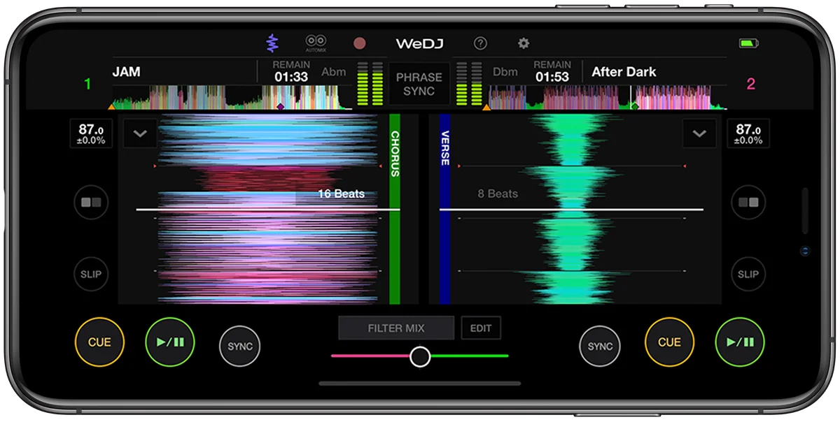 WeDJ for iPhone