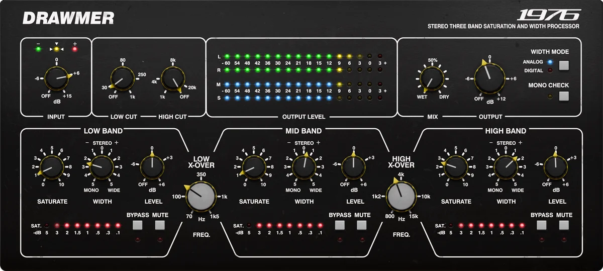 Drawmer 1976 Three Band Saturator