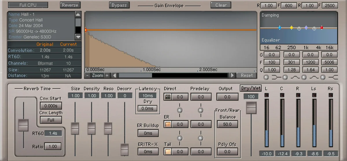 IR-360 Surround Convolution Reverb