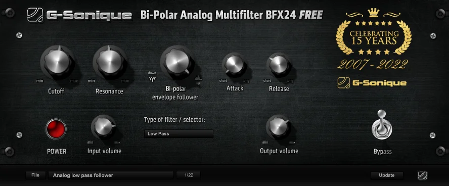 Bi-Polar Analog Multifilter BFX24 FREE