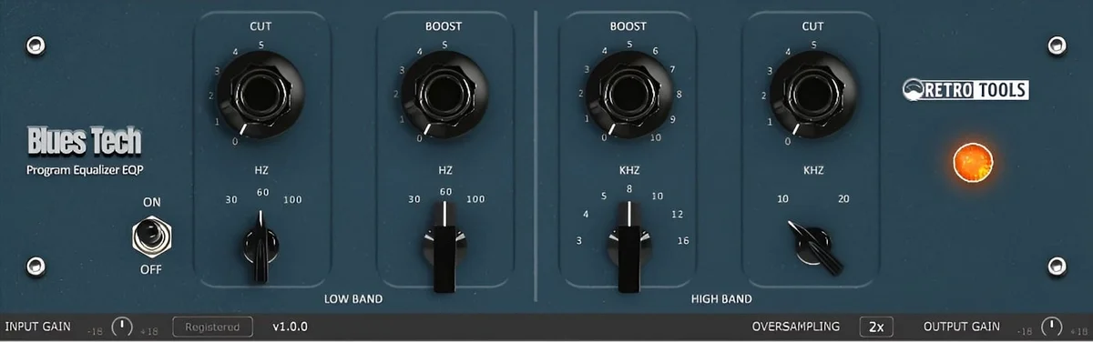 Blues Tech VST3 Passive Tube Equalizer