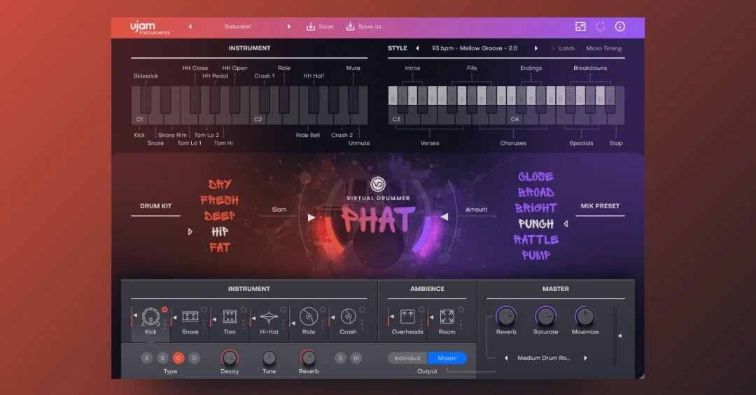 Virtual Drummer PHAT 2