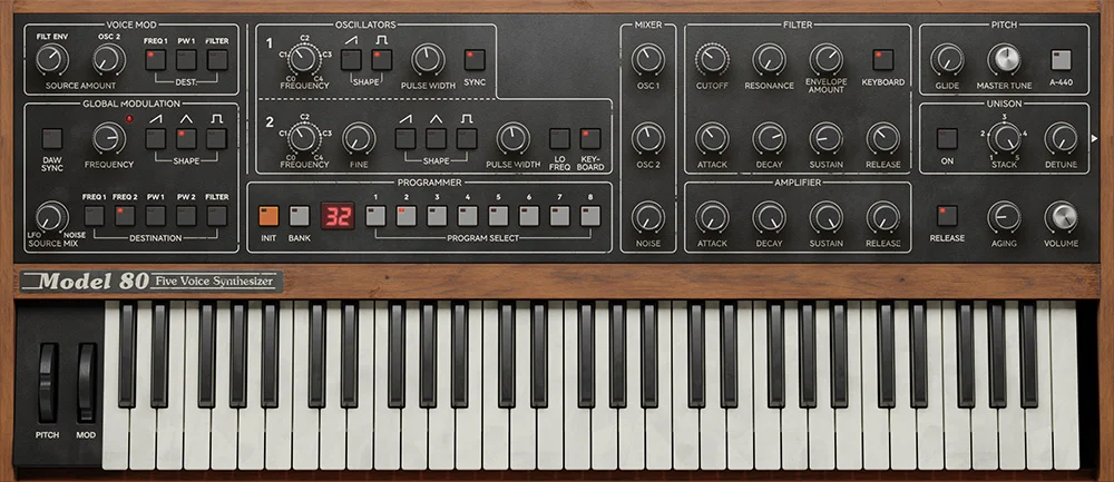 Model 80 Five Voice Synthesizer