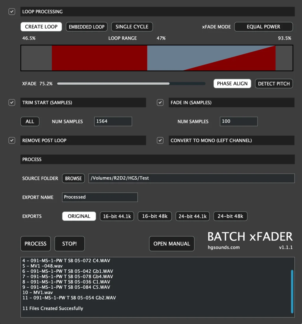 Batch xFader