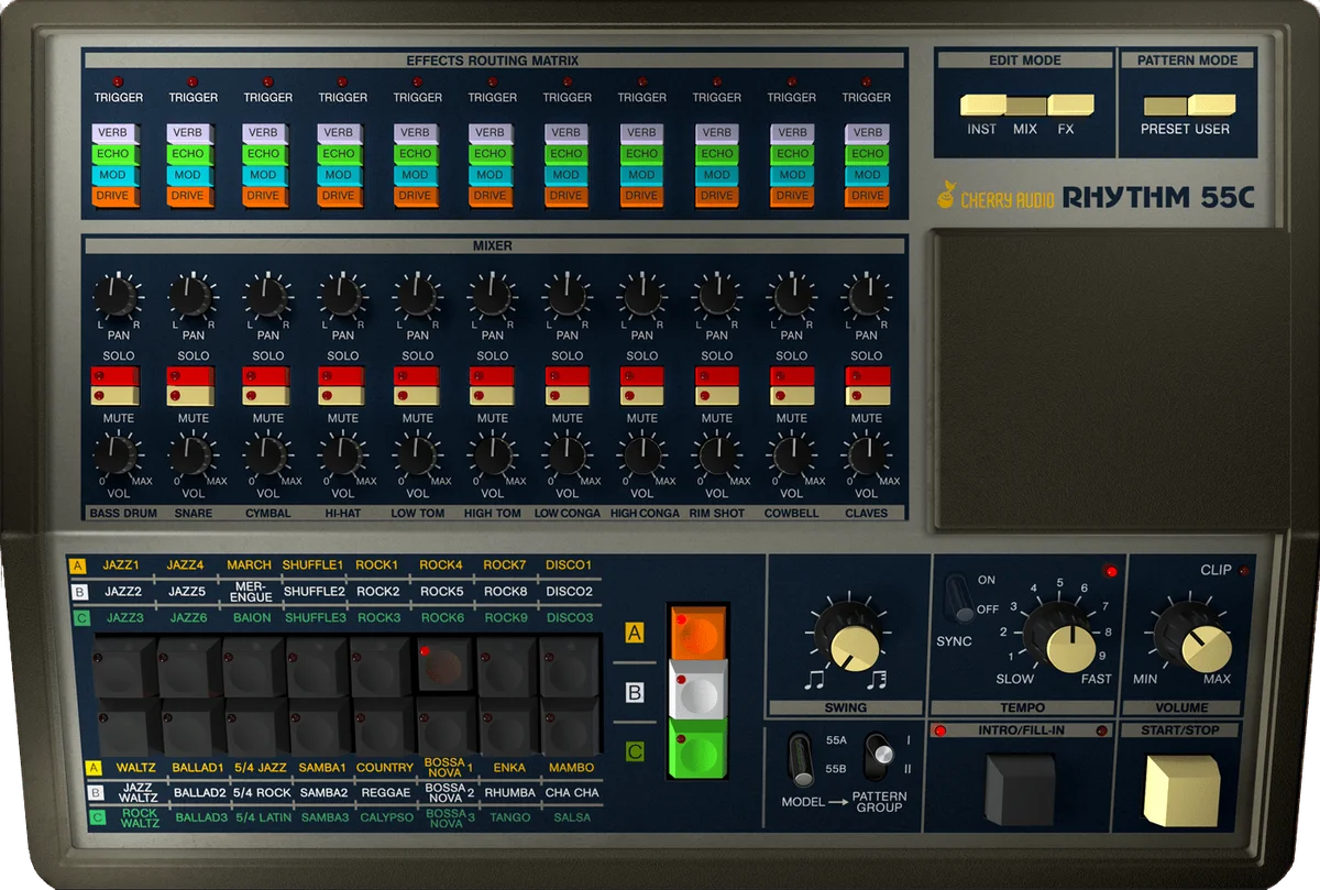 KR-55C Drum Machine