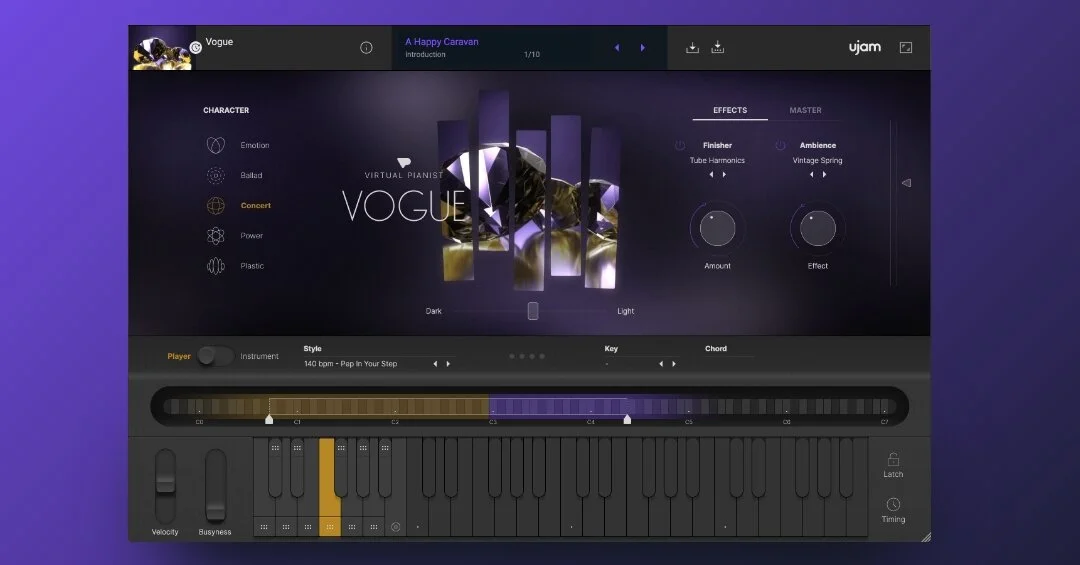 Virtual Pianist VOGUE