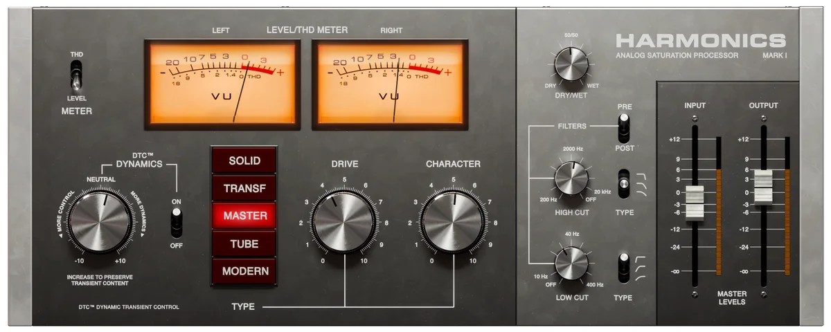 Harmonics Analog Saturation Processor