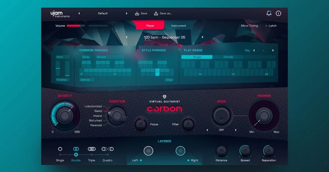 Virtual Guitarist CARBON
