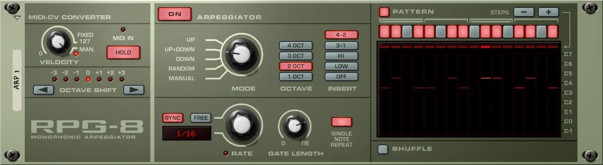 RPG-8 Monophonic Arpeggiator