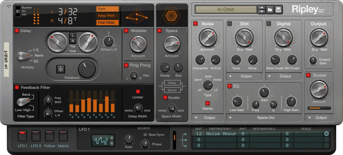 Ripley Space Delay