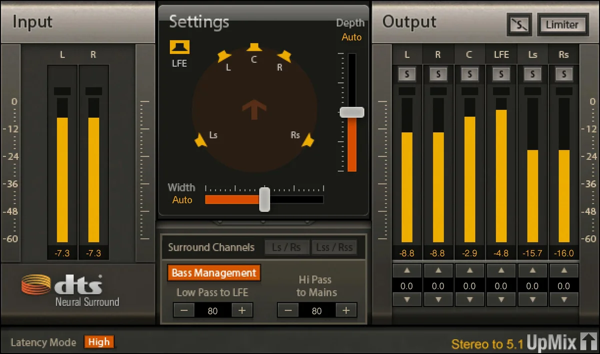 DTS Neural Surround UpMix
