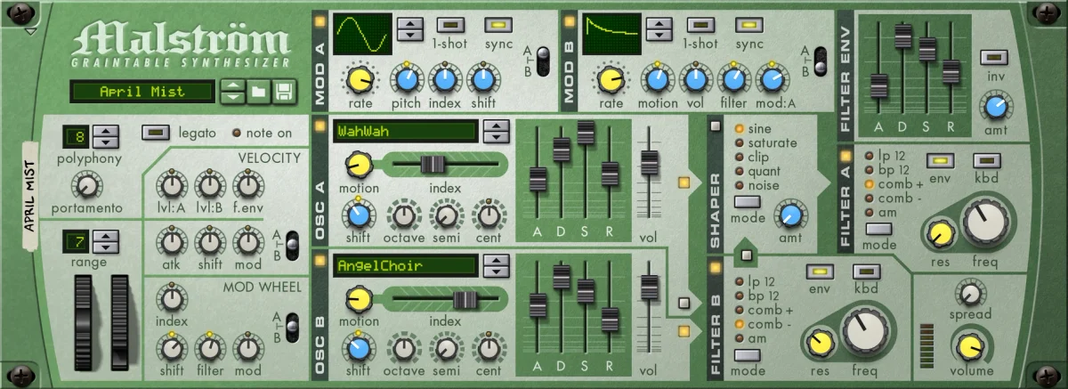Malström Graintable Synthesizer