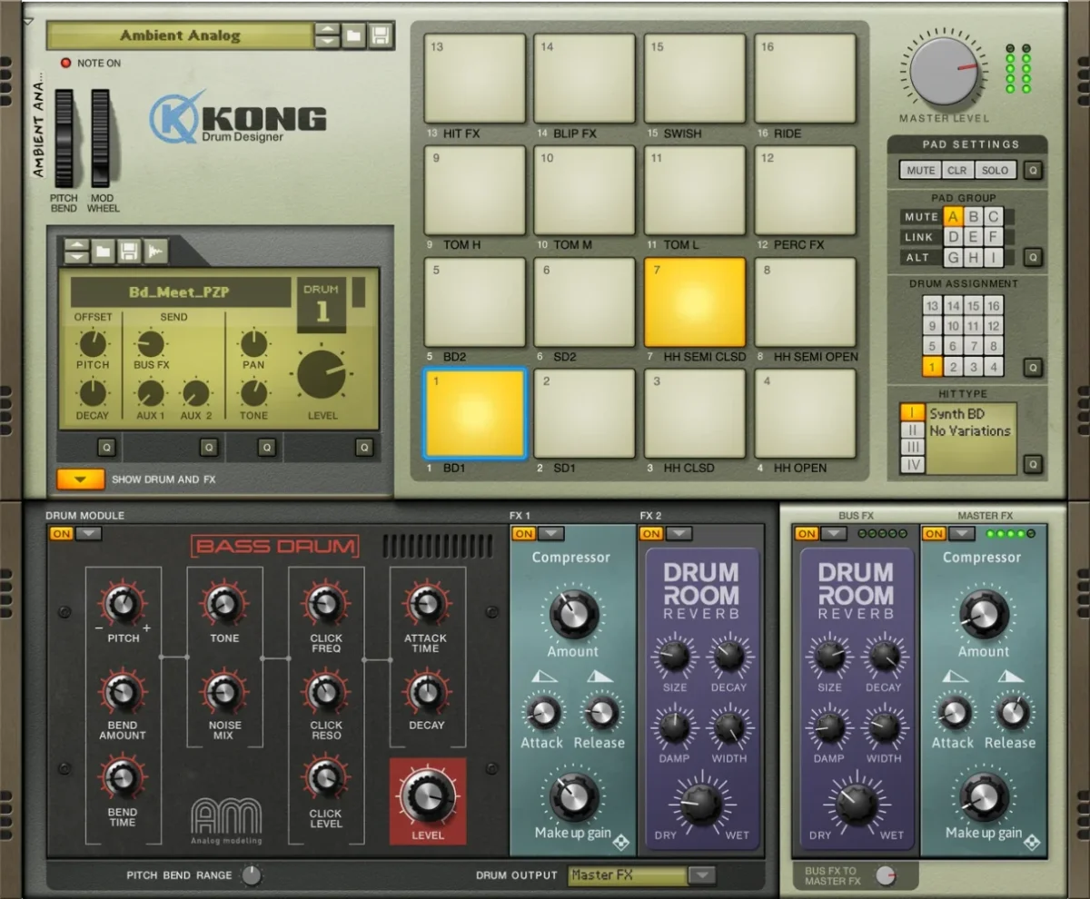 Kong Drum Designer