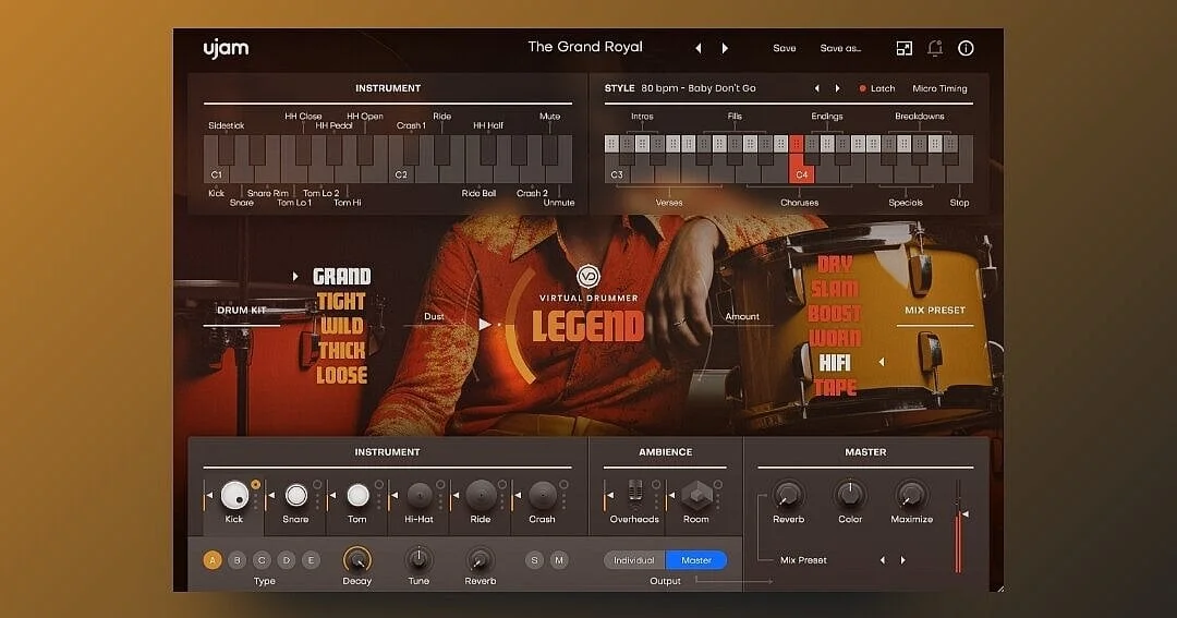 Virtual Drummer LEGEND