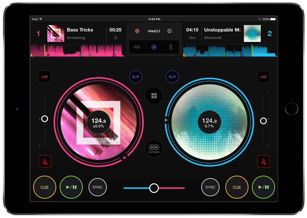 WeDJ for iPad
