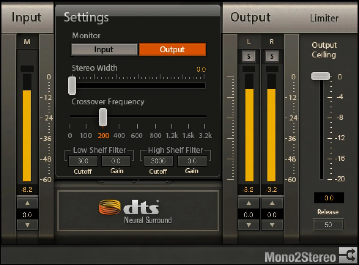 DTS Neural Mono2Stereo